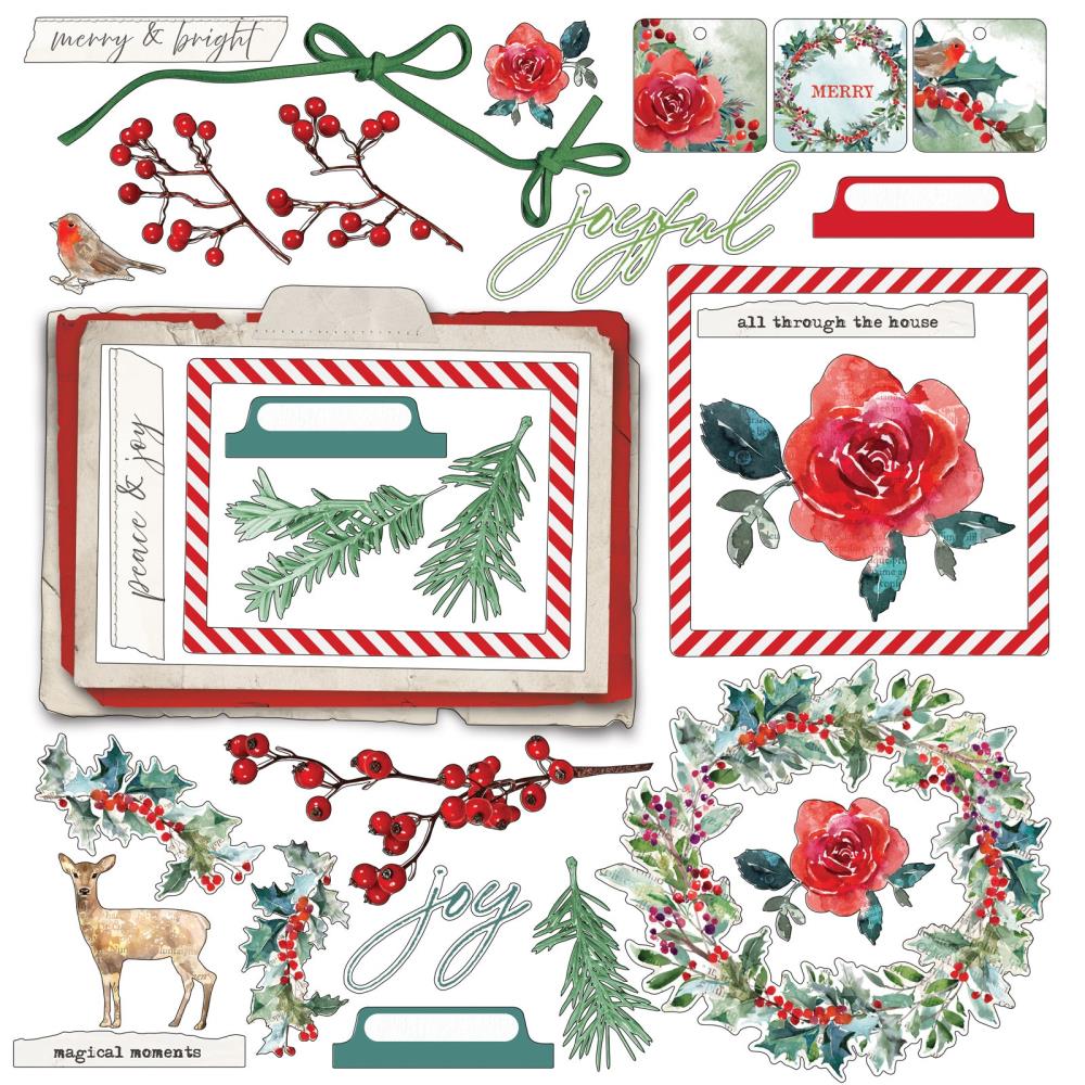 49 and Market - Vintage Artistry - Peace & Joy Collection -   12 x 12"