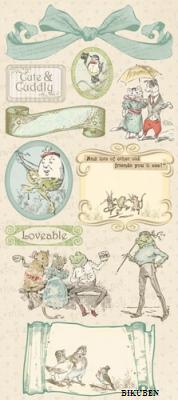 Creative Imaginations - Lullaby Boy - Sticker Sheet