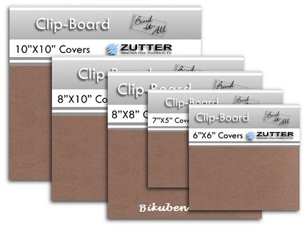 Zutter: Clip-Board Wood Covers - 8 x 8"