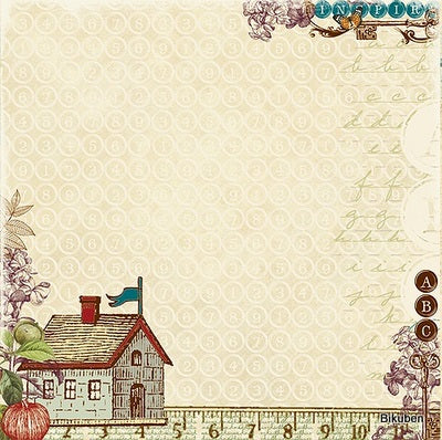 Websters Pages: Wonderfall - Back to School  12 x 12"