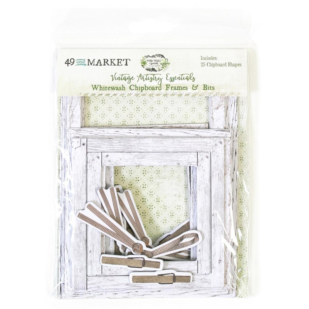 49 and Market - Vintage Artistry Essentials - Frames & Bits Set