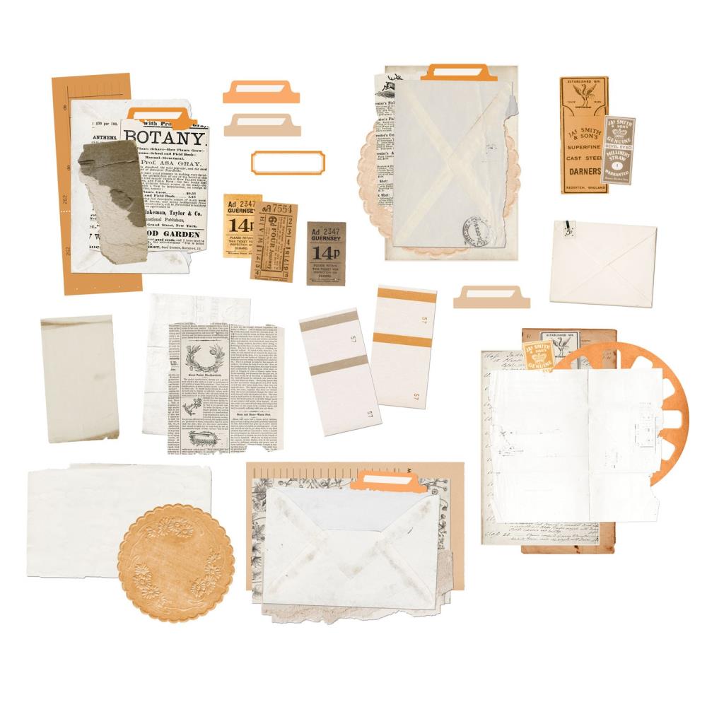 49 and Market - Vintage Artistry - Mango - Ephemera