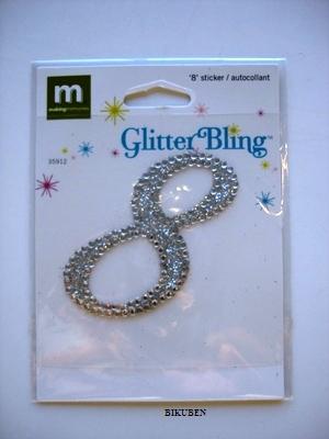 MM: Glitter Bling Monogram Script - 8