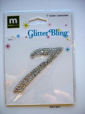 MM: Glitter Bling Monogram Script - 7