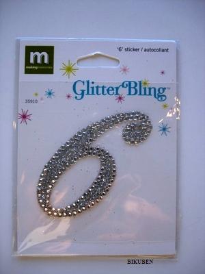 MM: Glitter Bling Monogram Script - 6