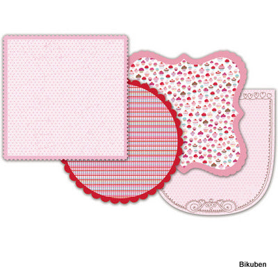 LYB: Cupcake - Decorative Edge Cardstock