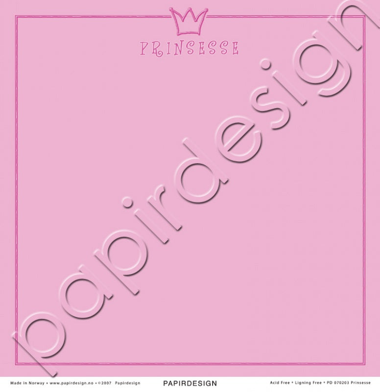 Papirdesign: Prinsesseramme