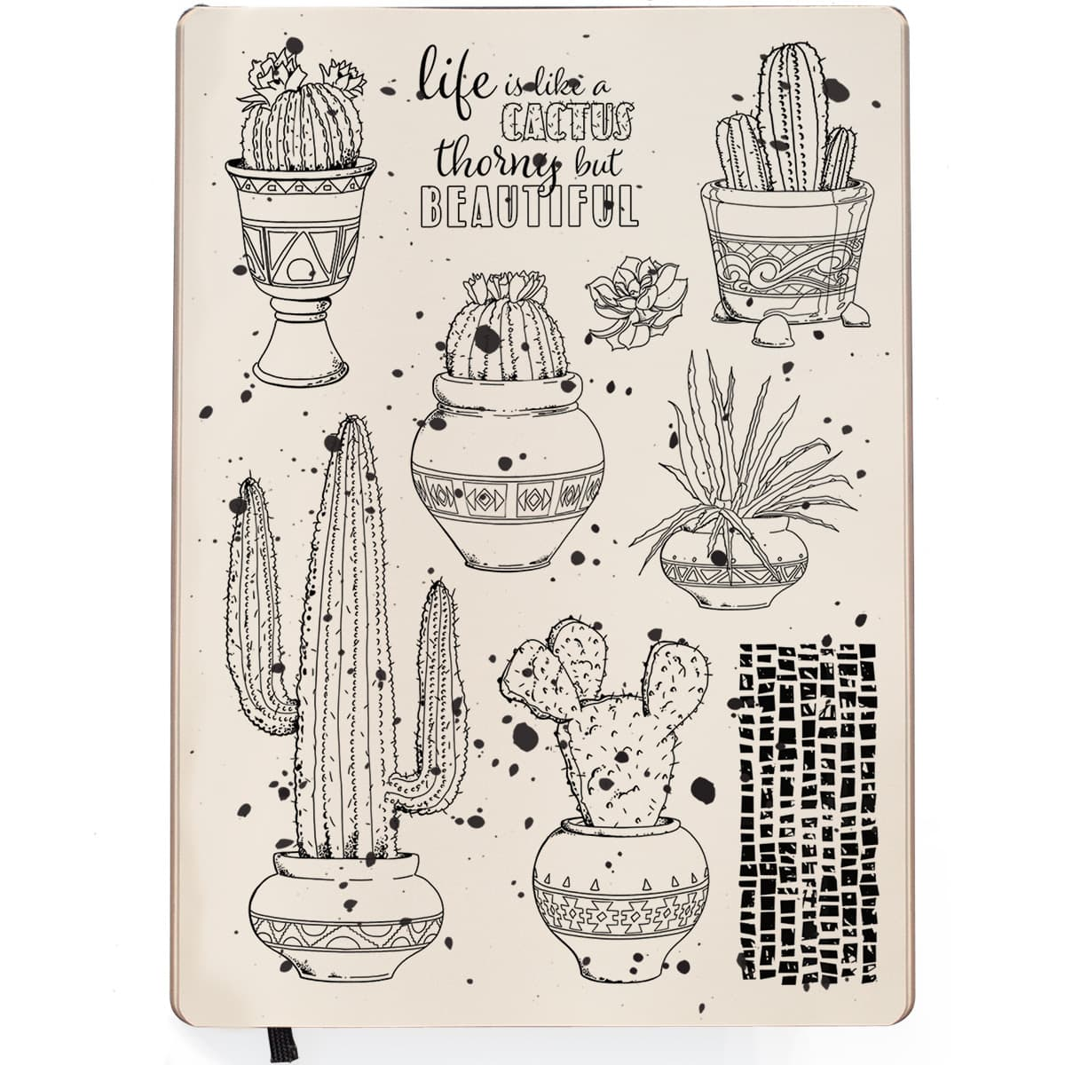Ciao Bella - Clear Stamps - Sonora -  Life is like a cactus