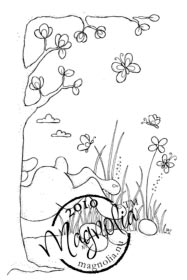 Magnolia: Bunny Background