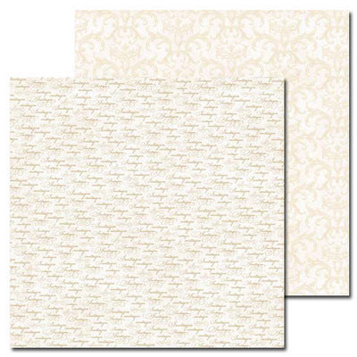 Papirdesign: Invitasjon, beige   12 x 12"