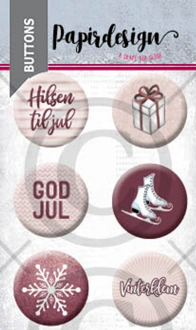 Papirdesign: Buttons - God Jul 4