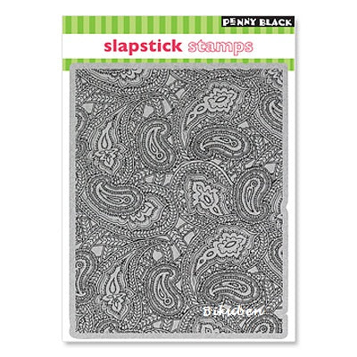 Penny Black: Paisly Outline - Slapstick Stamp