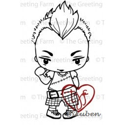 The Greeting Farm: TANK - Red Rubber Stamp