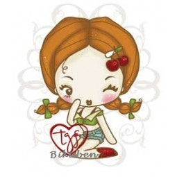 The Greeting Farm: CHEEKY HOWDY - Red Rubber Stamp