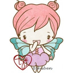 The Greeting Farm: FLUTTER ANYA - Red Rubber Stamp