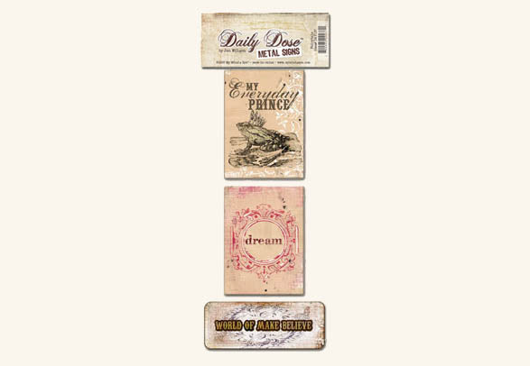 Daily Dose Small Metal Signs : FAIRYTALE SIGNS