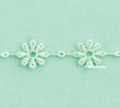 MM: Dilly Dally - Blue FLower Ribbon (metervis)