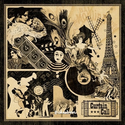 Graphic45 - Curtain Call - Curtain Call - 12x12"