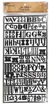 Tim Holtz Ideaology: ALPHA PARTS - Ransom