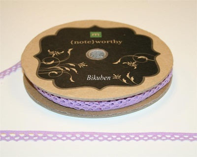 Making Memoires - Crochet Lace - Purple (metervis)
