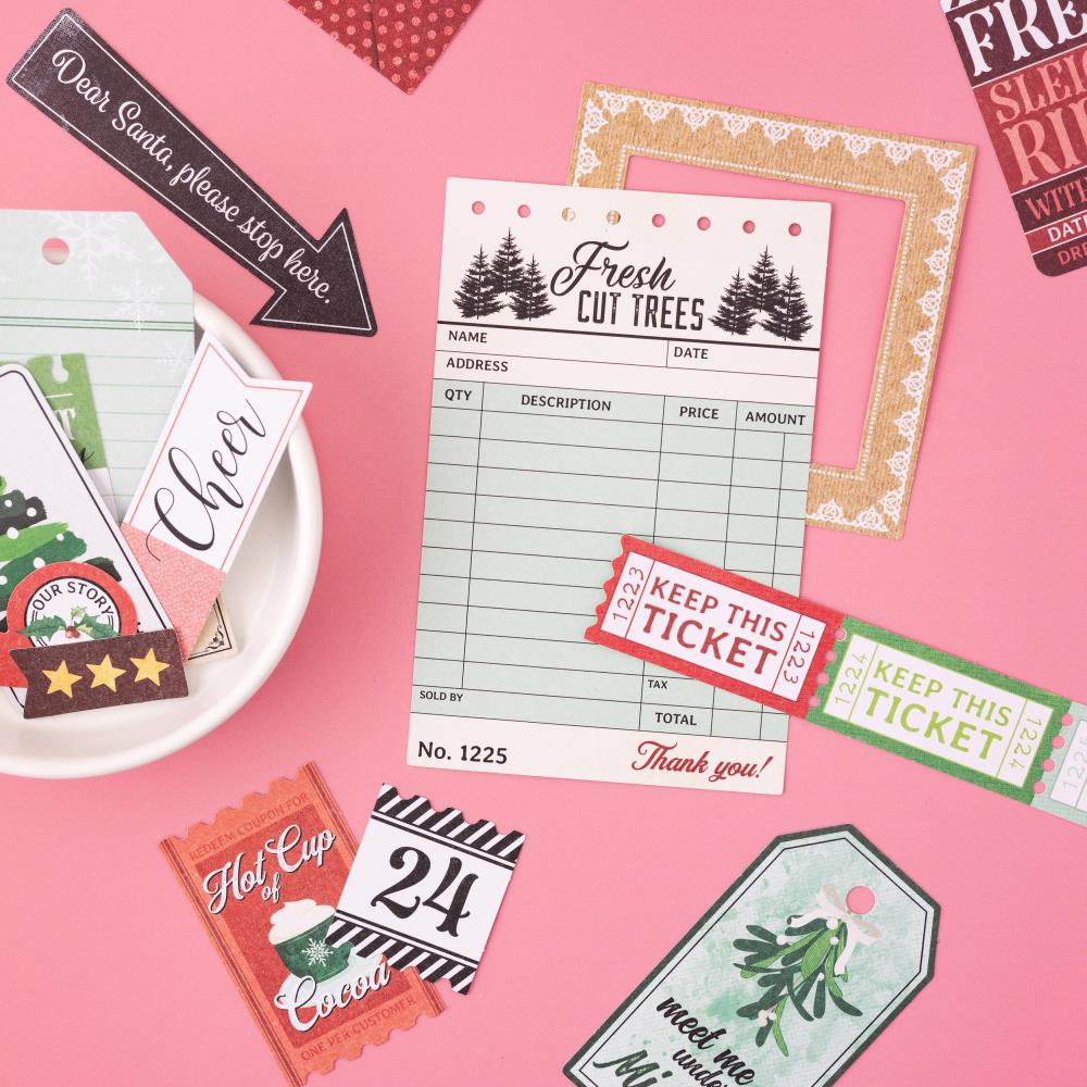 Vicki Boutin - Evergreen & Holly - Journaling Ephemera