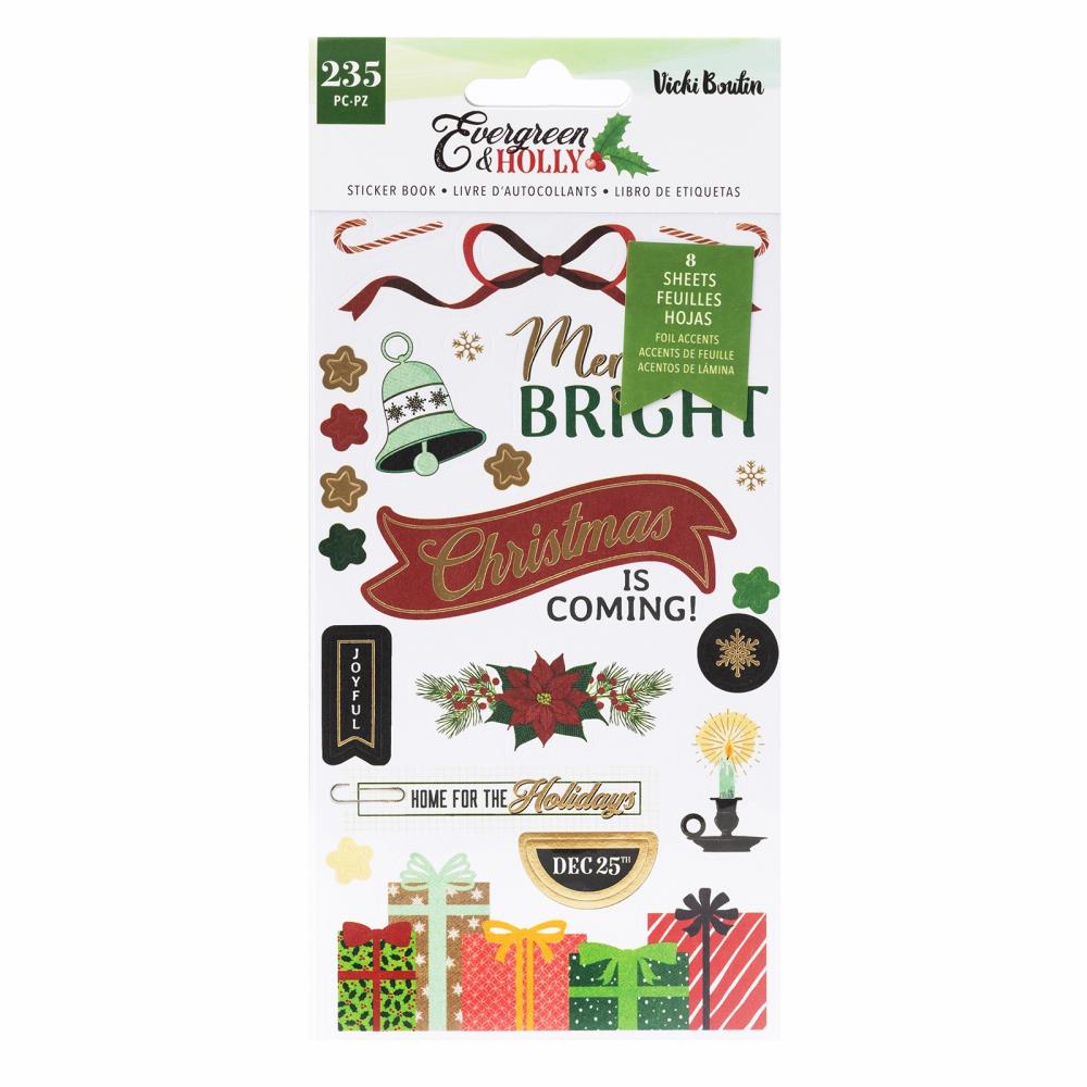 Vicki Boutin - Evergreen & Holly - Sticker Book