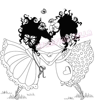 Stamping Bella: Leslie and Lorie - Unmounted Stamps