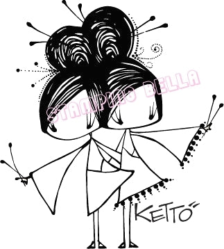 Stamping Bella: Yoko and Ono - Unmounted Stamp