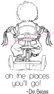 Stamping Bella: Bye Bye Boy - Unmounted Stamp