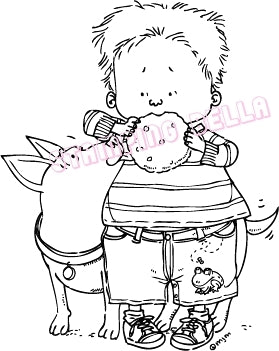 Stamping Bella: Bronte and Louis - Unmounted Stamp