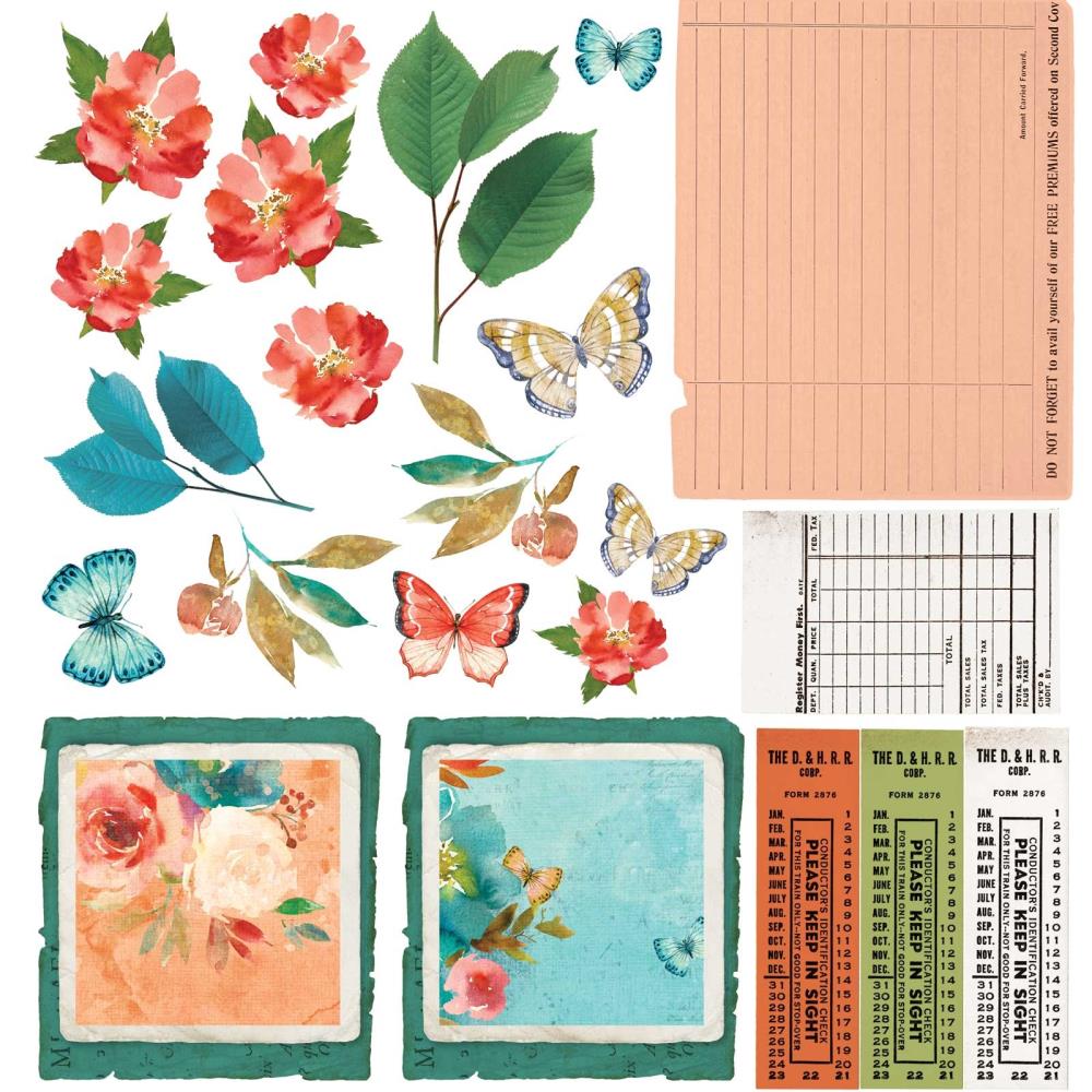 49 and Market - Art Alena Collection -   12 x 12"