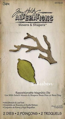 Sizzix: Tim Holtz Alterations Movers & Shapers - MINI BRANCH & LEAF