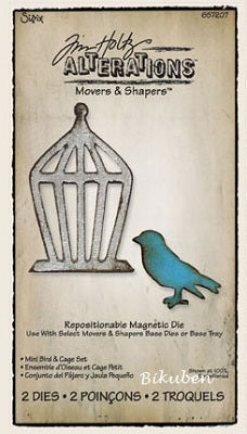 Sizzix: Tim Holtz Alterations - MINI BIRD & CAGE SET - Movers & Shapers