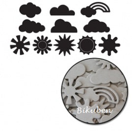 Maya Road: How's The Weather - Mini Chipboard Set