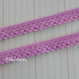 Maya Road: Crochet Trim - SUNSET PINK (metervis)