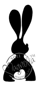 Magnolia - Large Black Rabbit