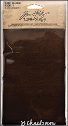 Tim Holtz Ideaology: Kraft Glassine Pockets - 6 Tag Envelopes