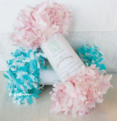 Melissa Frances: Tissue Paper Garland- PINK