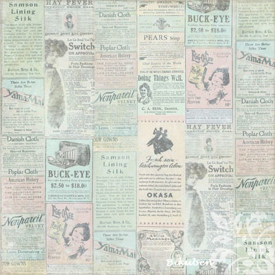 Melissa Frances: 5th Avenue - HATTIE   12 x 12"