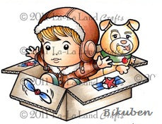 La-La Land Crafts: PILOT LUKA - Red Rubber stamp