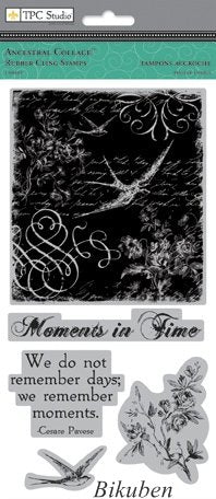 TPC Studio - Ancestral Collage - Cling Stamp