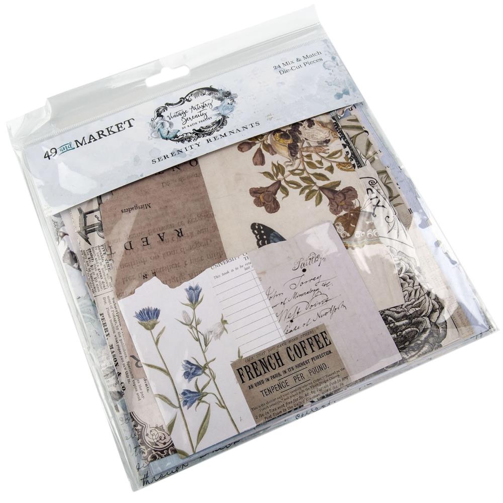 49 and Market - Vintage Artistry Serenity - Remnants Die Cuts