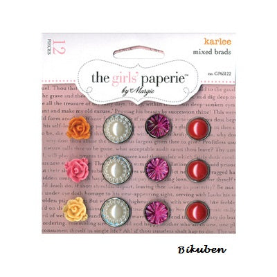 The Girls Paperie: Karlie - mixed brads