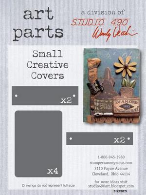 Studio 490 - Wendy Vecchi - Art Parts- Small Creative Covers Chipboard