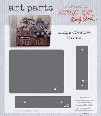 Studio 490 - Wendy Vecchi - Art Parts - Large Creative Covers Chipboard