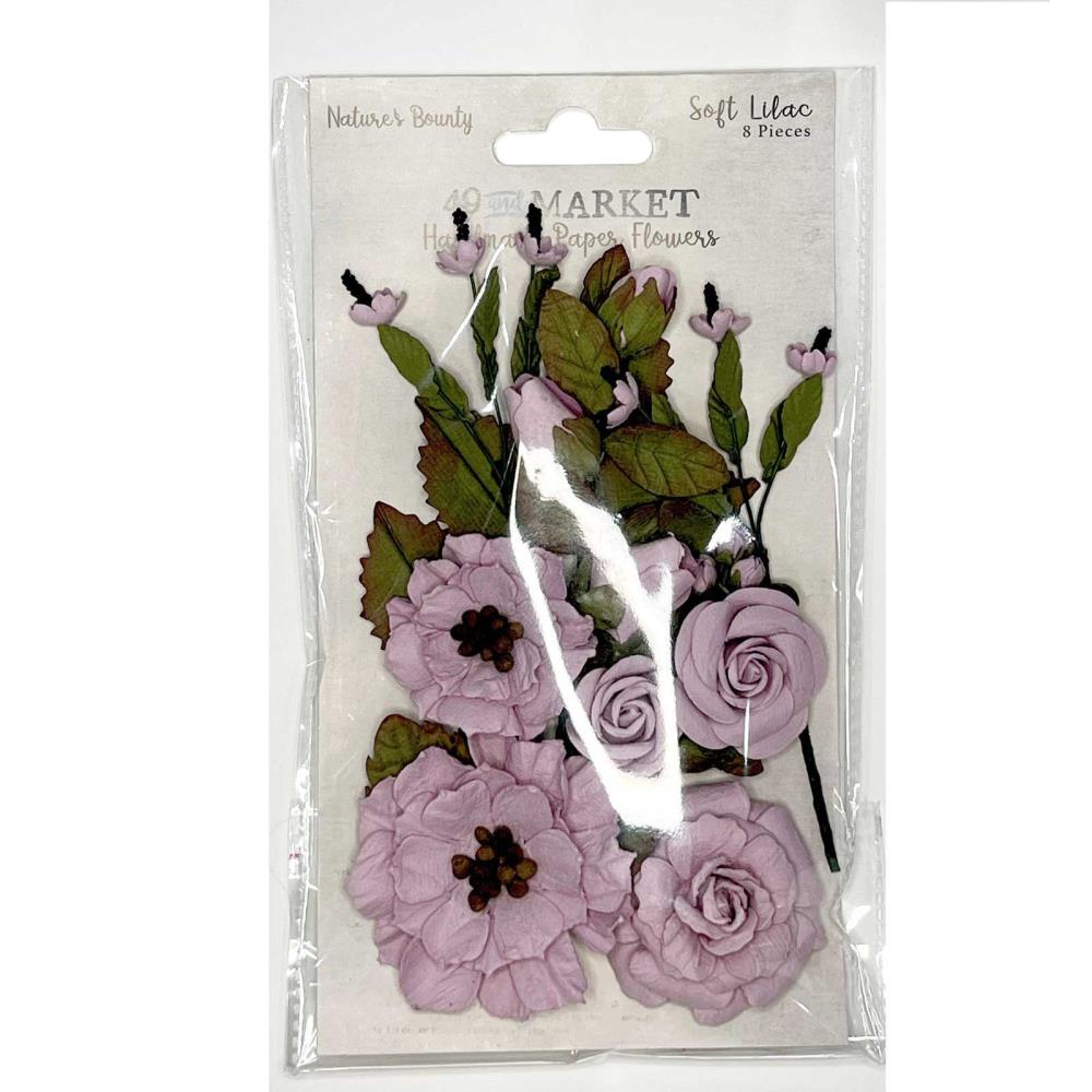 49 and Market - Natures Bounty  - Paper Flowers - Soft Lilac