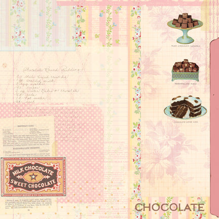 K&Company - Cut'N paste - Choclate Lover 12x12"