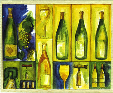 Stamps Happen - Wine Collage