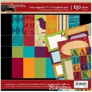 7gypsies - St. Augustine - 8x8"  Scrapbook Pack