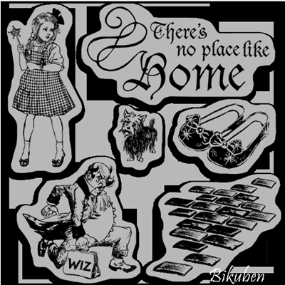 Hampton Art & Graphic45 - Magic of OZ 2 Stempel